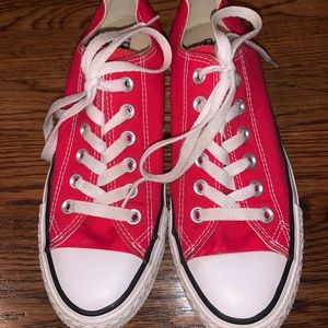 Red Low Top Converse